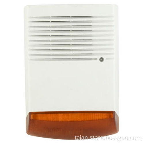 High-power Siren with Flashlight Alarm Horn